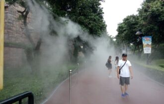 hệ thống phun sương sân vườn